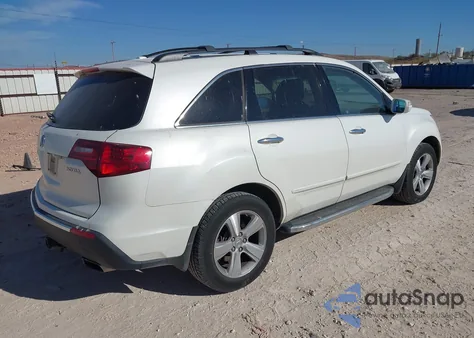 2010 Acura Mdx Technology Package from USA, damaged, VIN 2HNYD2H6XAH530995